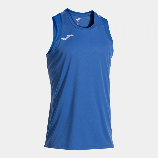 Μπασκετική φανέλα CANCHA SLEEVELESS SHIRT πορτοκαλί - γαλάζιο ναυτικό