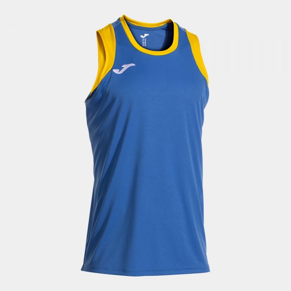 Μπασκετική φανέλα CANCHA SLEEVELESS SHIRT πορτοκαλί - γαλάζιο κίτρινο