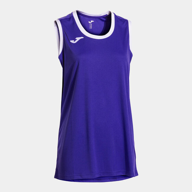 Γυναικείος μπασκετική φανέλα CANCHA SLEEVELESS SHIRT μωB λευκό