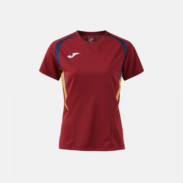 Γυναικεία μπλούζα CHAMPIONSHIP 20 SHORT SLEEVE T-SHIRT Bαθύ κόκκινο ναυτικό μπλε