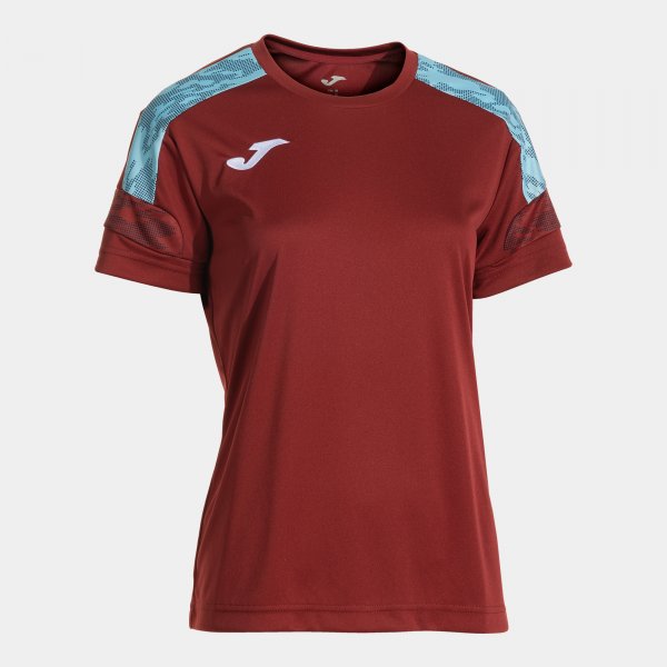Γυναικείος φανέλα / μπλούζα CHAMPIONSHIP VIII SHORT SLEEVE T-SHIRT μπορντό ανοιχτό μπλε