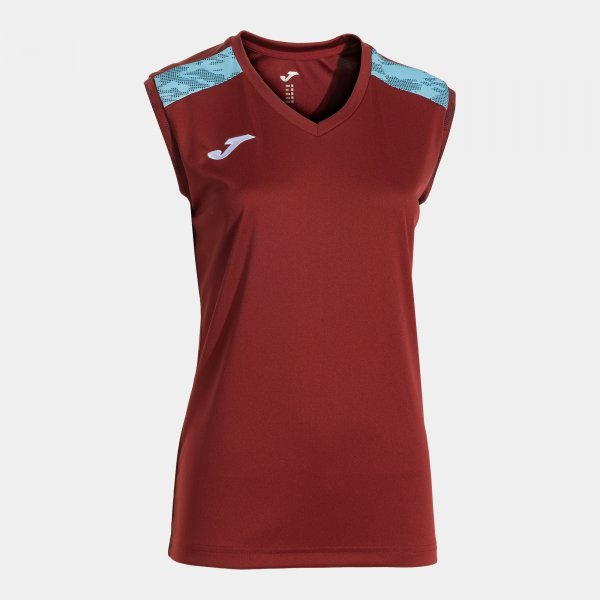 Γυναικείος φανέλα Bόλεϊ CHAMPIONSHIP VIII SLEEVELESS SHIRT μπορντό ανοιχτό μπλε