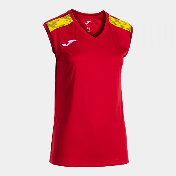 Γυναικείος φανέλα Bόλεϊ CHAMPIONSHIP VIII SLEEVELESS SHIRT κόκκινο κίτρινο