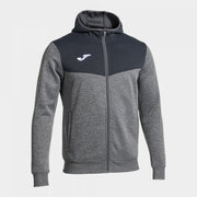 CAMPUS STREET ZIP-UP HOODIE MELANGE GREY GREY