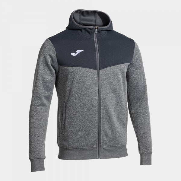 CAMPUS STREET ZIP-UP HOODIE MELANGE GREY GREY