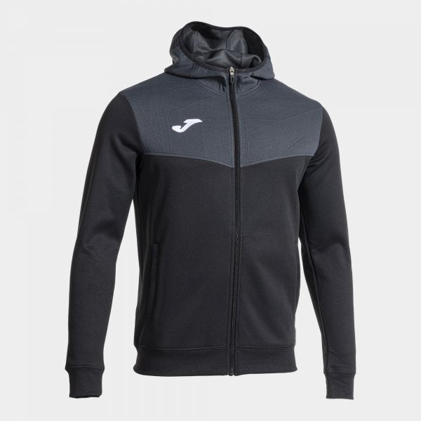 CAMPUS STREET ZIP-UP HOODIE BLACK BLACK