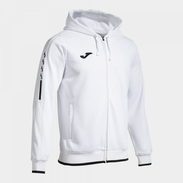 Φούτερ με κουκούλα OLIMPIADA ZIP-UP HOODIE λευκό