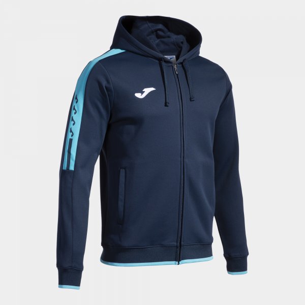 Φούτερ με κουκούλα OLIMPIADA ZIP-UP HOODIE ναυτικό μπλε