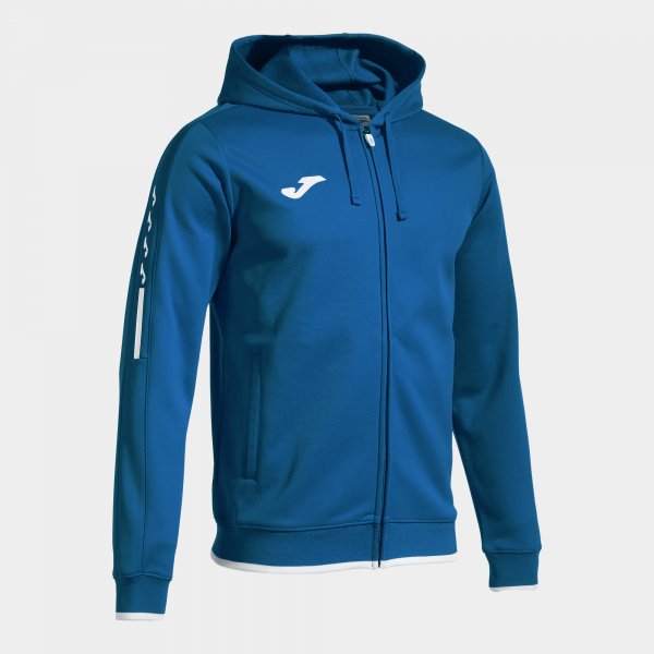 Φούτερ με κουκούλα OLIMPIADA ZIP-UP HOODIE γαλάζιο