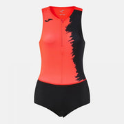 CITY III BODYSUIT FLUOR CORAL BLACK CORAL FLÚOR-NEGRO