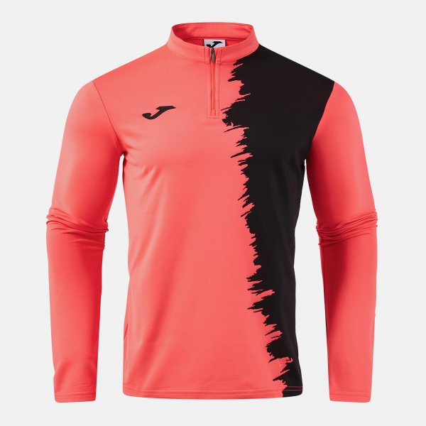 CITY III SWEATSHIRT FLUOR CORAL BLACK CORAL FLÚOR-NEGRO