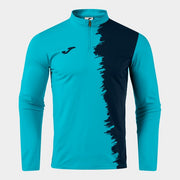 CITY III SWEATSHIRT FLUOR TURQUOISE DARK NAVY FLUOR TURQUOISE