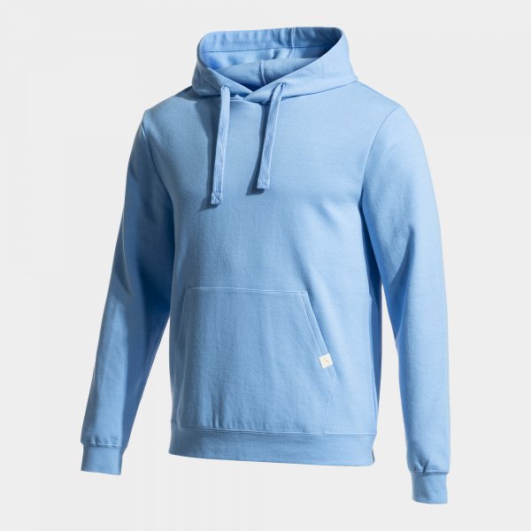 Φούτερ με κουκούλα COMBI HOODIE ανοιχτό μπλε