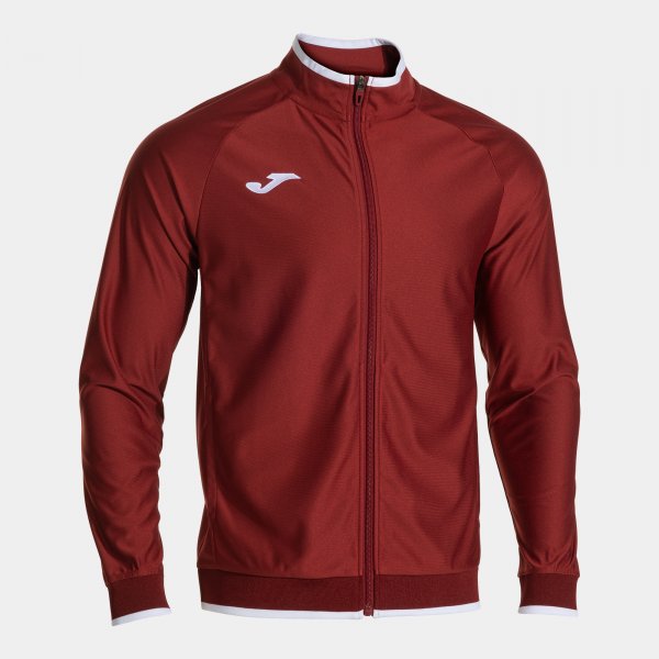 Φούτερ με φερμουάρ COMBI PREMIUM FULL ZIP SWEATSHIRT μπορντό