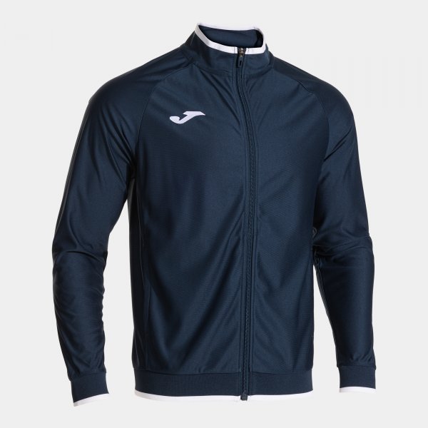 Φούτερ με φερμουάρ COMBI PREMIUM FULL ZIP SWEATSHIRT ναυτικό μπλε λευκό