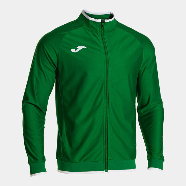 COMBI PREMIUM FULL ZIP SWEATSHIRT GREEN WHITE GREEN-WHITE