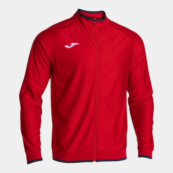 Φούτερ με φερμουάρ COMBI PREMIUM FULL ZIP SWEATSHIRT κόκκινο ναυτικό μπλε