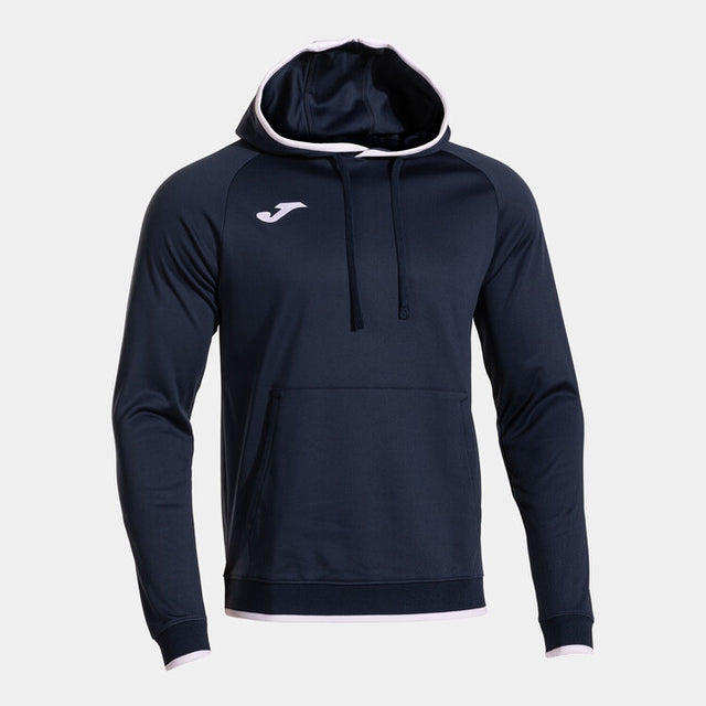 Φούτερ με κουκούλα COMBI PREMIUM HOODIE σκούρο ναυτικό μπλε-άσπρο