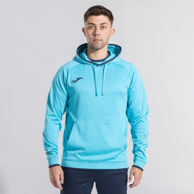 Φούτερ με κουκούλα COMBI PREMIUM HOODIE φθορίζον τιρκουάζ
