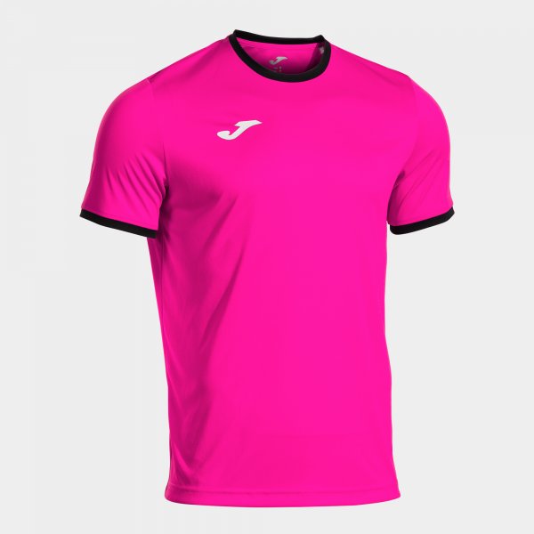 Φανέλα / μπλούζα COMBI PREMIUM SHORT SLEEVE T-SHIRT φθορίζον ροζ μαύρο