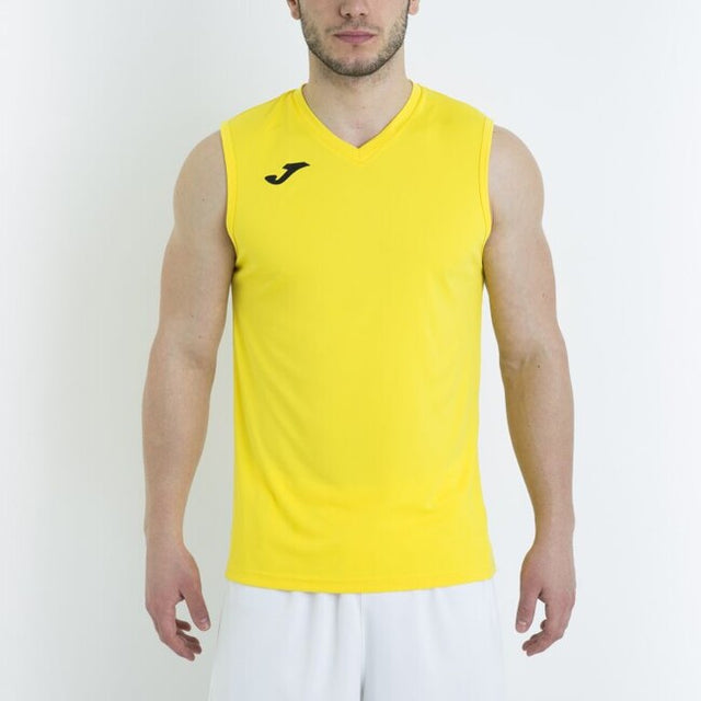 Αθλητικό φανελάκι SLEEVELESS BASIC T-SHIRT COMBI κίτρινο
