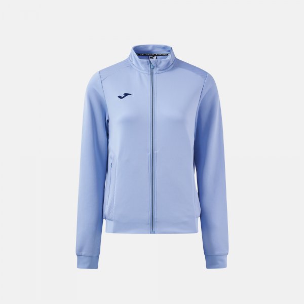 Γυναικεία φούτερ CONFORT V FULL ZIP SWEATSHIRT ανοιχτό μπλε