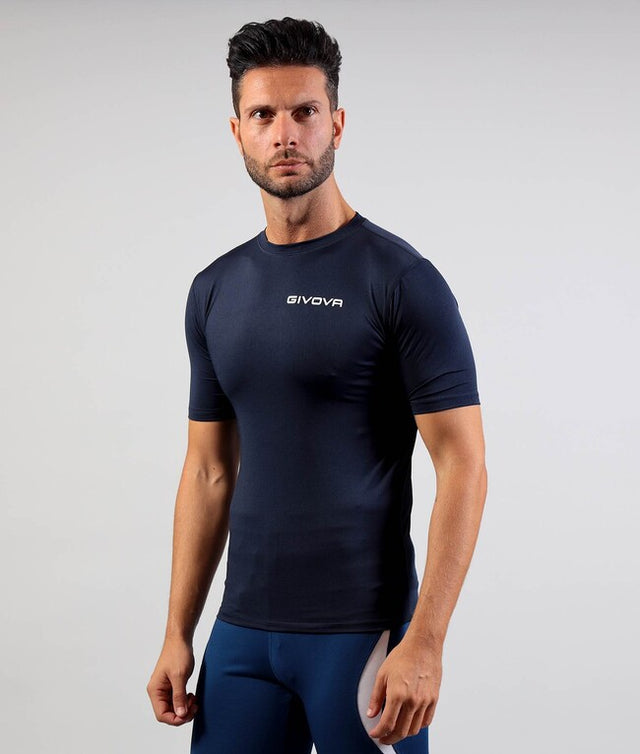 Θερμική μπλούζα CORPUS 2 MAGLIA INTIMA ELASTICA M/C μπλε