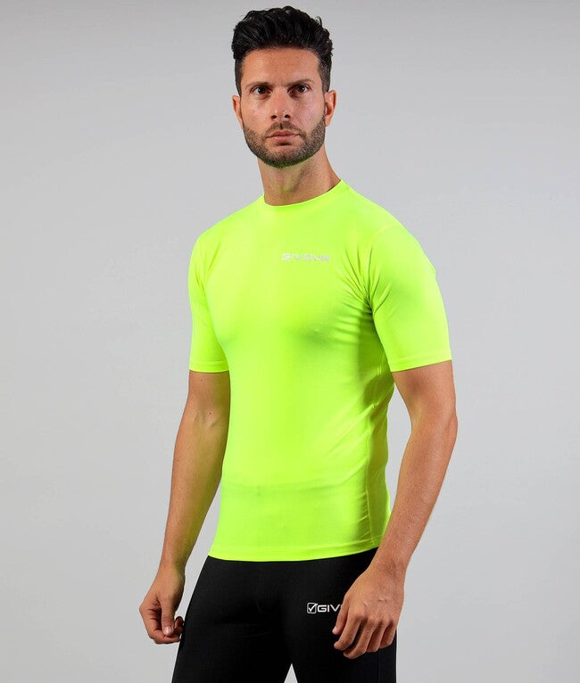 CORPUS 2 MAGLIA INTIMA  ELASTICA M/C GIALLO FLUO