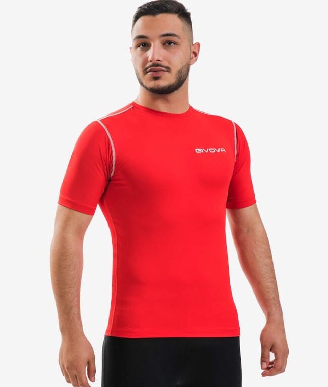 CORPUS 2 MAGLIA INTIMA  ELASTICA M/C ROSSO