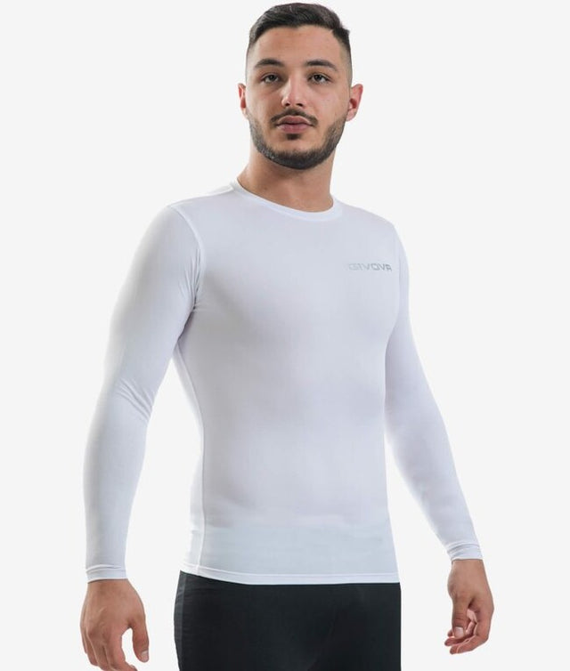 Μακρυμάνικη θερμική μπλούζα CORPUS 3 MAGLIA INTIMA ELASTICA M/L λευκό