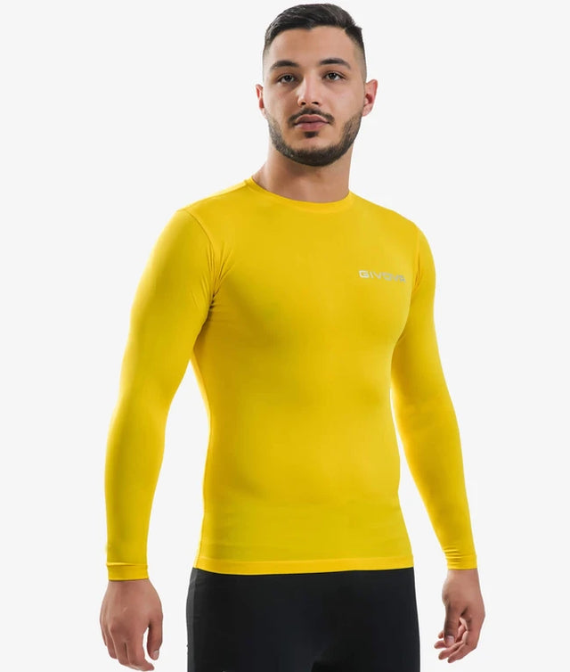 Μακρυμάνικη θερμική μπλούζα CORPUS 3 MAGLIA INTIMA ELASTICA M/L κίτρινο