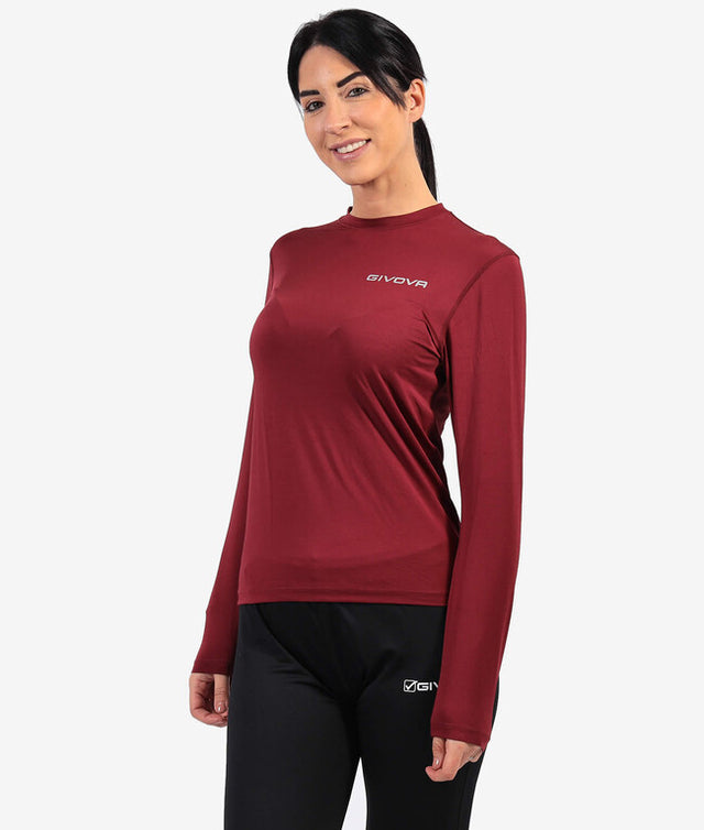 Μακρυμάνικη θερμική μπλούζα CORPUS 3 MAGLIA INTIMA ELASTICA M/L γρανάτη