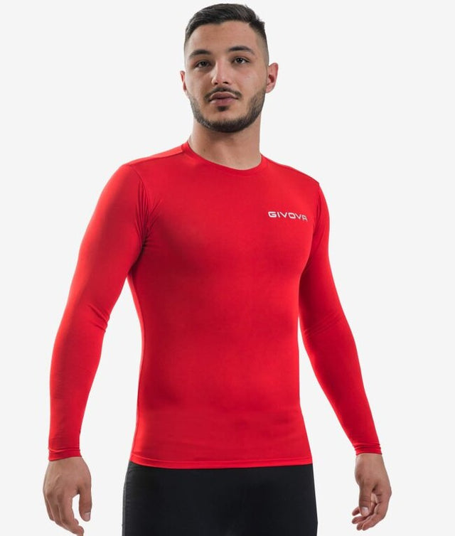 Μακρυμάνικη θερμική μπλούζα CORPUS 3 MAGLIA INTIMA ELASTICA M/L κόκκινο