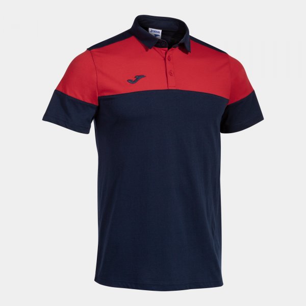 Μπλούζα πόλο CREW V SHORT SLEEVE POLO ναυτικό μπλε κόκκινο