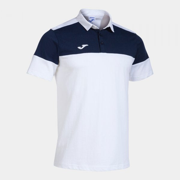 Μπλούζα πόλο CREW V SHORT SLEEVE POLO λευκό ναυτικό