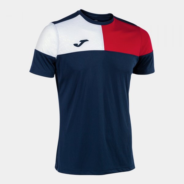 CREW V SHORT SLEEVE T-SHIRT NAVY RED WHITE NAVY-RED-WHITE