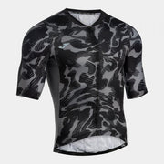 Μπλούζα πόλο CRONO CYCLING JERSEY μαύρο