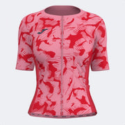 Γυναικεία μπλούζα CRONO CYCLING JERSEY PINK RED PINK-RED