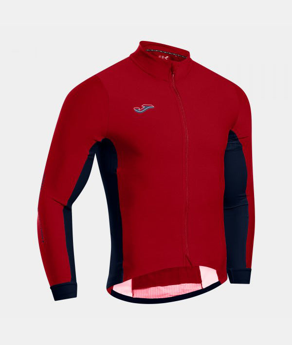 Μπλούζα πόλο CRONO CYCLING JERSEY κόκκινο ναυτικό μπλε
