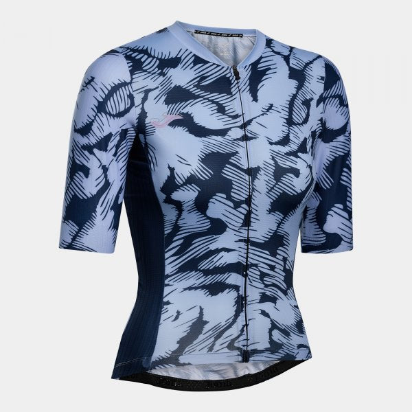 Γυναικεία μπλούζα CRONO CYCLING JERSEY ανοιχτό μπλε ναυτικό