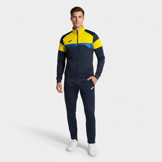 Σετ / σύνολο DANUBIO III TRACKSUIT ναυτικό μπλε κίτρινο
