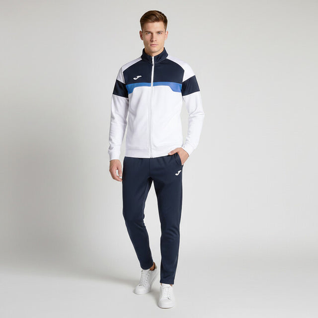 Σετ / σύνολο DANUBIO III TRACKSUIT λευκό ναυτικό