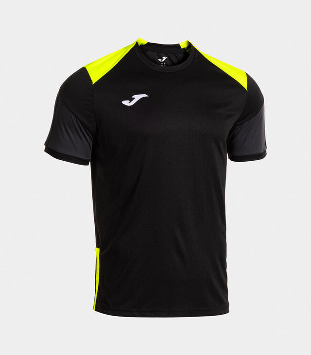 Φανέλα / μπλούζα DANUBIO SHORT SLEEVE T-SHIRT μαύρο κίτρινο φθορίζον