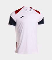 DANUBIO SHORT SLEEVE T-SHIRT WHITE RED WHITE-RED