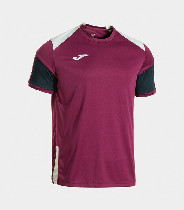 Φανέλα / μπλούζα DANUBIO SHORT SLEEVE T-SHIRT Bαθύ κόκκινο