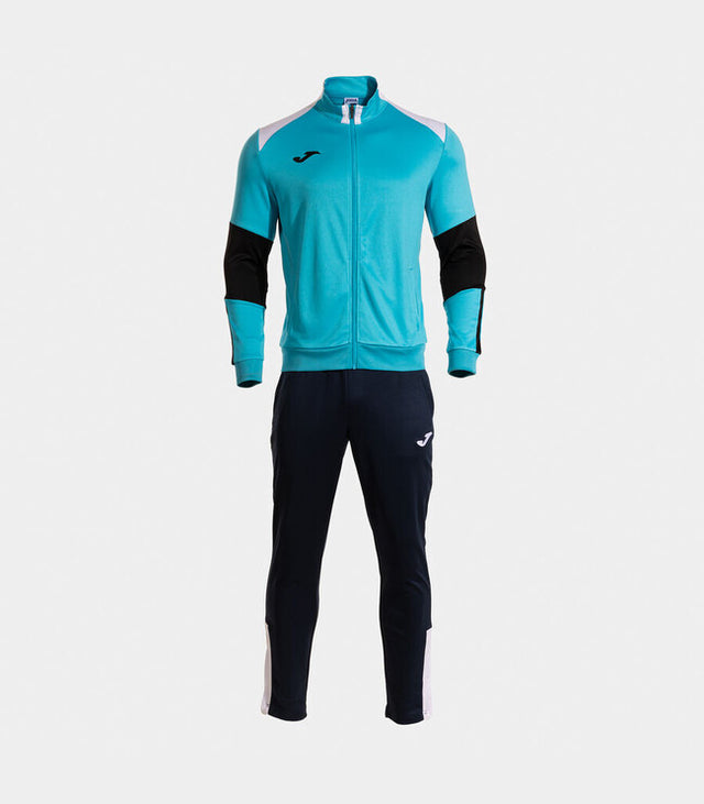 Σετ / σύνολο DANUBIO TRACKSUIT γκρι - φθορίζον τιρκουάζ μαύρο
