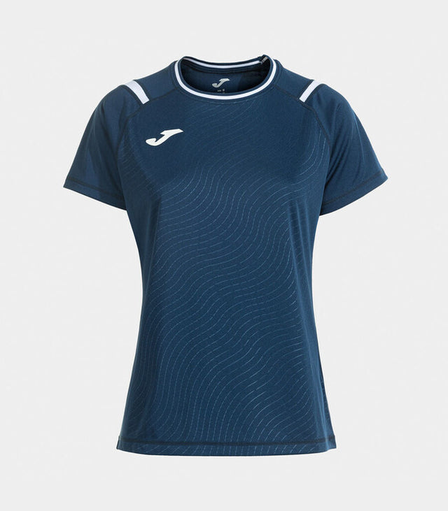 Γυναικεία κοντομάνικη μπλούζα DINAMO II SHORT SLEEVE T-SHIRT σκούρο ναυτικό μπλε-άσπρο