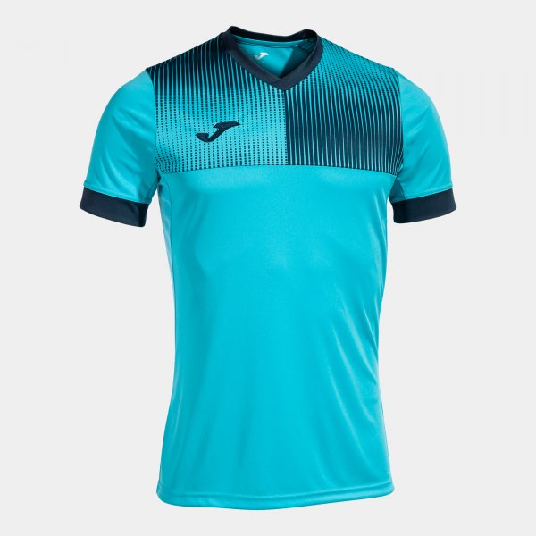 SUPERNOVA IV SHORT SLEEVE T-SHIRT FLUOR TURQUOISE-NAVY FLUOR TURQUOISE