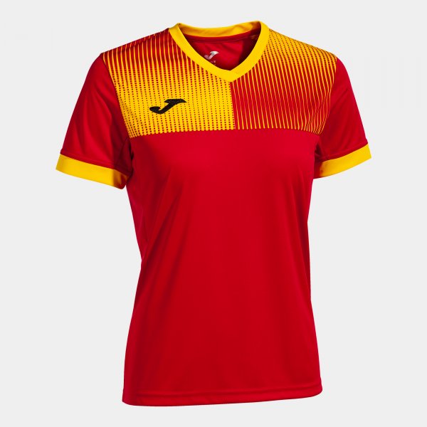 Γυναικείος φανέλα / μπλούζα ECO SUPERNOVA SHORT SLEEVE T-SHIRT κόκκινο κίτρινο