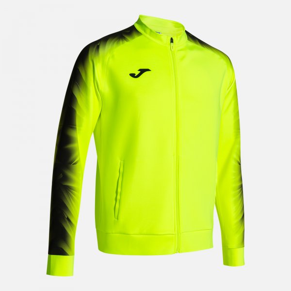 Φούτερ με φερμουάρ ELITE XI FULL ZIP SWEATSHIRT φθορίζον κίτρινο μαύρο